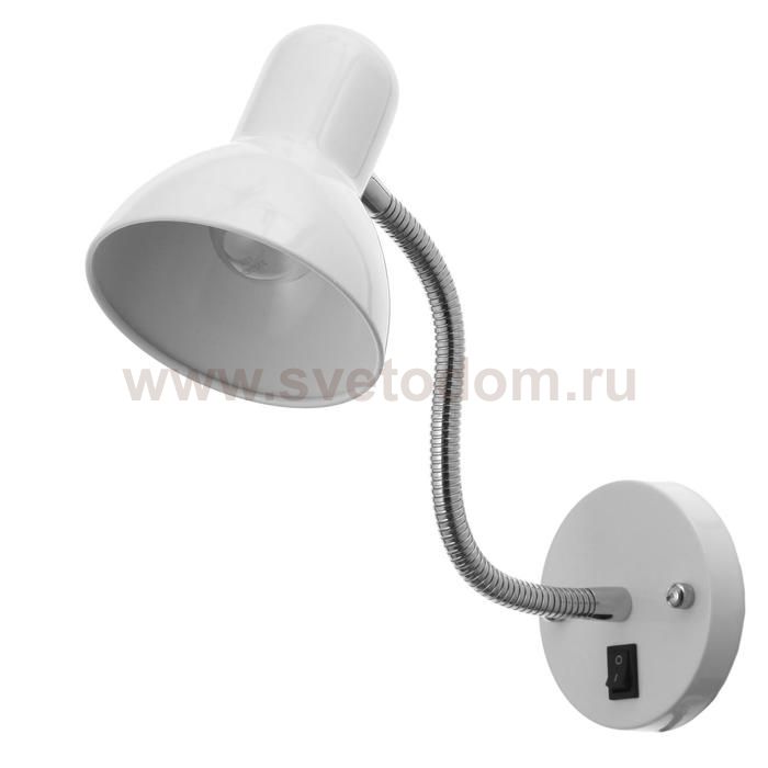 Спот 87906/1 E27 40Вт белый 11,5х36х13 см