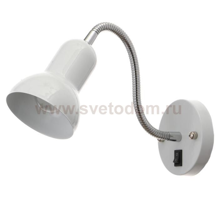 Спот 87908/1 E27 40Вт белый 10х39х13 см