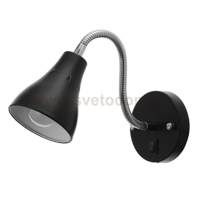 Спот 87909/1 E27 40Вт черный 9х36,5х10,5 см