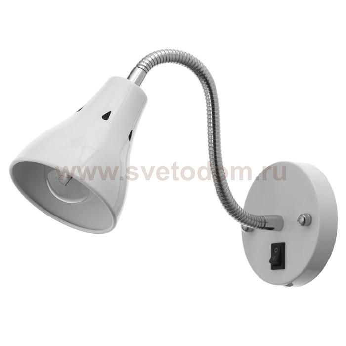 Спот 87910/1 E27 40Вт белый 9х36,5х10,5 см