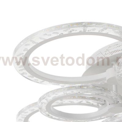 Люстра с ПДУ 71165/8 LED 160Вт диммер 3000-6000К белый 73х73х14,5 см