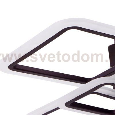 Люстра с ПДУ 71168/8 LED 192Вт диммер 3000-6000К кофе 74х74х13,5 см