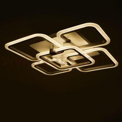 Люстра с ПДУ 71169/5 LED 144Вт диммер 3000-6000К белый 70х70х16 см