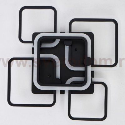 Люстра с ПДУ 71170/5 LED 144Вт диммер 3000-6000К черный 70х70х16 см