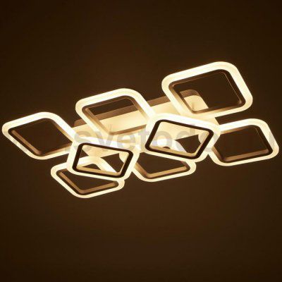 Люстра с ПДУ 71173/8 LED 144Вт диммер 3000-6000К белый 164,5х40,5х12 см