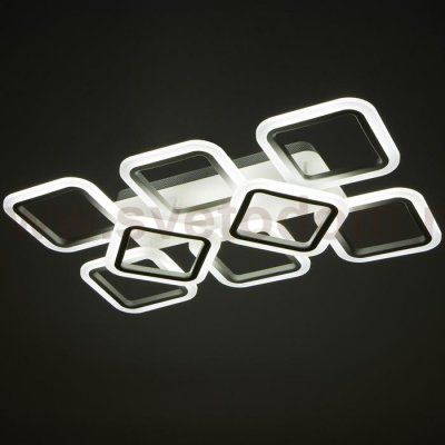 Люстра с ПДУ 71173/8 LED 144Вт диммер 3000-6000К белый 164,5х40,5х12 см