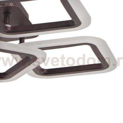 Люстра с ПДУ 71174/8 LED 144Вт диммер 3000-6000К кофе 164,5х40,5х12 см