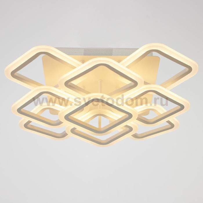 Люстра с ПДУ 71176/9 LED 162Вт диммер 3000-6000К белый 58х58х15,5 см