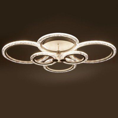 Люстра с ПДУ 71178/6 LED 144Вт диммер 3000-6000К белый 78,5х78,5х13,5 см