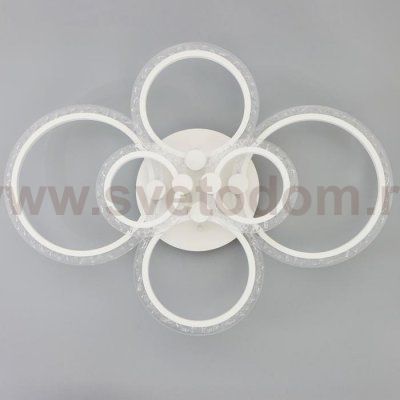 Люстра с ПДУ 71178/6 LED 144Вт диммер 3000-6000К белый 78,5х78,5х13,5 см