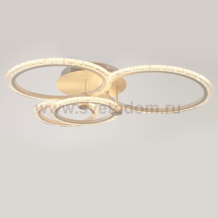 Люстра с ПДУ 71182/4 LED 121Вт диммер 3000-6000К белый 62х59х13 см