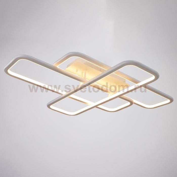 Люстра с ПДУ 71188/3 LED 201Вт диммер 3000-6000К белый 93х71х12,5 см