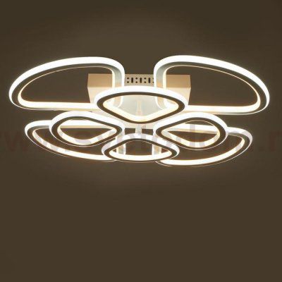Люстра с ПДУ 71189/8 LED 216Вт диммер 3000-6000К белый 67х67х12,5 см