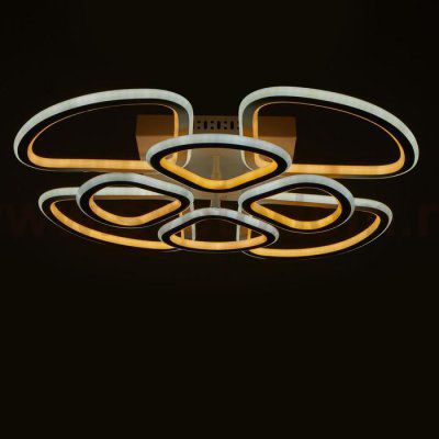 Люстра с ПДУ 71189/8 LED 216Вт диммер 3000-6000К белый 67х67х12,5 см