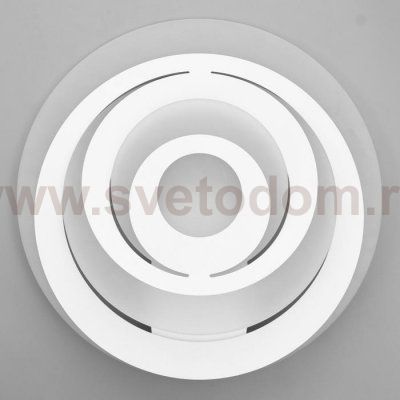 Люстра с ПДУ 88007/1 LED 120Вт 3000-6000К диммер белый 54х54х13 см