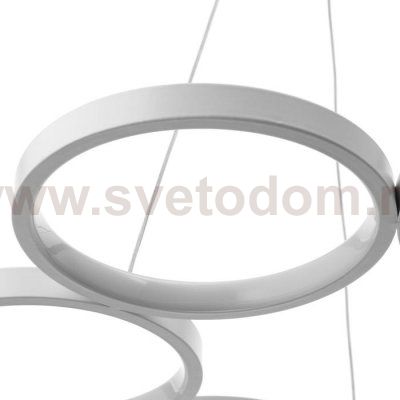 Светильник с ПДУ 88010/6 LED 78Вт 3000-6000К диммер белый 60х60х2-102 см