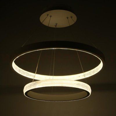 Светильник с ПДУ 88017/2 LED 56Вт 3000-6000К диммер белый 60х60х4-104 см