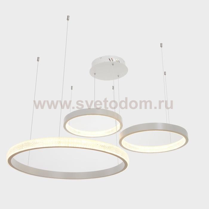 Светильник с ПДУ 88020/3 LED 81Вт 3000-6000К диммер белый 100х76х4-104 см