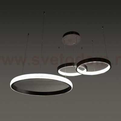 Светильник с ПДУ 88021/3 LED 81Вт 3000-6000К диммер кофе 100х76х4-104 см