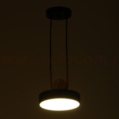 Светильник 35424/1 LED 24Вт 3000-6000К черный 18х18х20 см