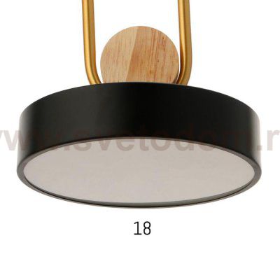 Светильник 35424/1 LED 24Вт 3000-6000К черный 18х18х20 см