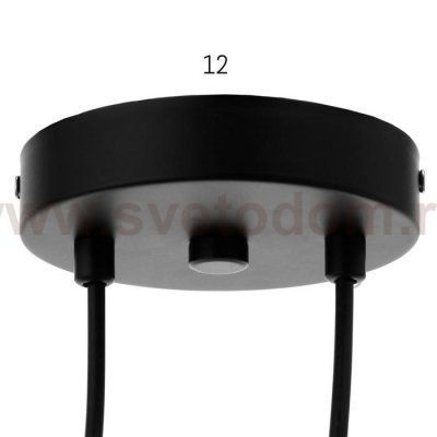 Светильник 35424/1 LED 24Вт 3000-6000К черный 18х18х20 см