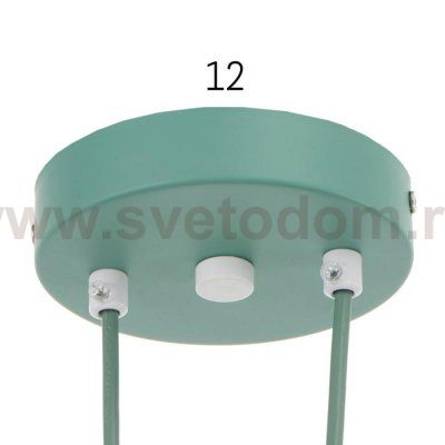 Светильник 35427/1 LED 24Вт 3000-6000К зеленый 18х18х20 см