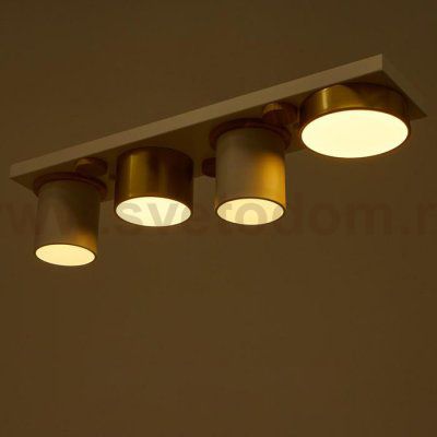 Светильник 35429/4 LED 36Вт 3000-6000К белый-золото 65х15х15 см