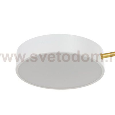 Светильник 35433/5 LED 120Вт 3000-6000К белый-золото 28х28х15 см