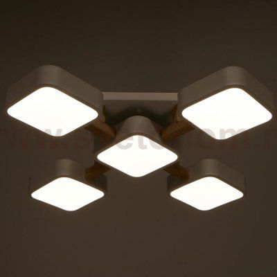 Светильник 35448/5 LED 120Вт 3000-6000К белый 62х62х11,5 см