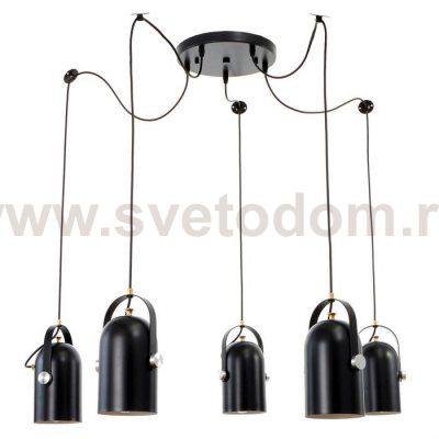 Светильник 35451/5 E27 40Вт черный 23х15х26 см