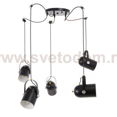 Светильник 35451/5 E27 40Вт черный 23х15х26 см