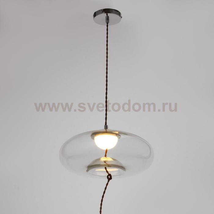 Светильник 85507/1 LED 5Вт хром-прозрачный 30х30х12-112 см