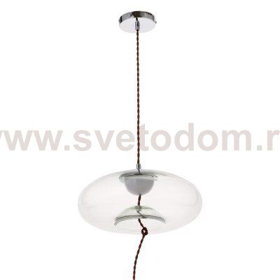 Светильник 85507/1 LED 5Вт хром-прозрачный 30х30х12-112 см