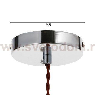 Светильник 85507/1 LED 5Вт хром-прозрачный 30х30х12-112 см