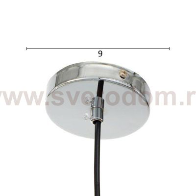 Светильник 85510/1 E27 40Вт хром 25х25х25-125 см