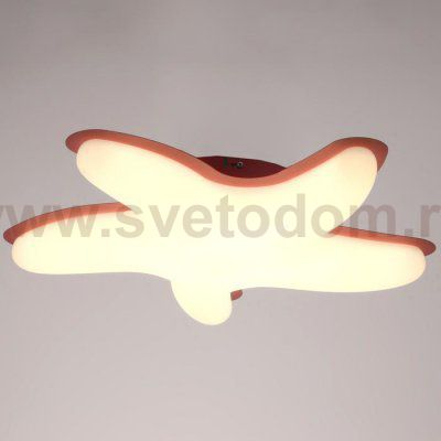 Светильник с ПДУ 70536/1 LED 100Вт диммер 3000-6000К розовый 53х53х9,5 см