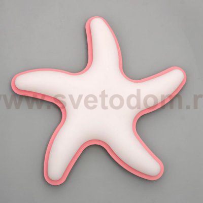 Светильник с ПДУ 70536/1 LED 100Вт диммер 3000-6000К розовый 53х53х9,5 см