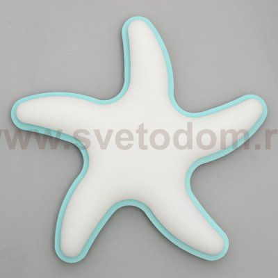 Светильник с ПДУ 70537/1 LED 100Вт диммер 3000-6000К синий 53х53х9,5 см