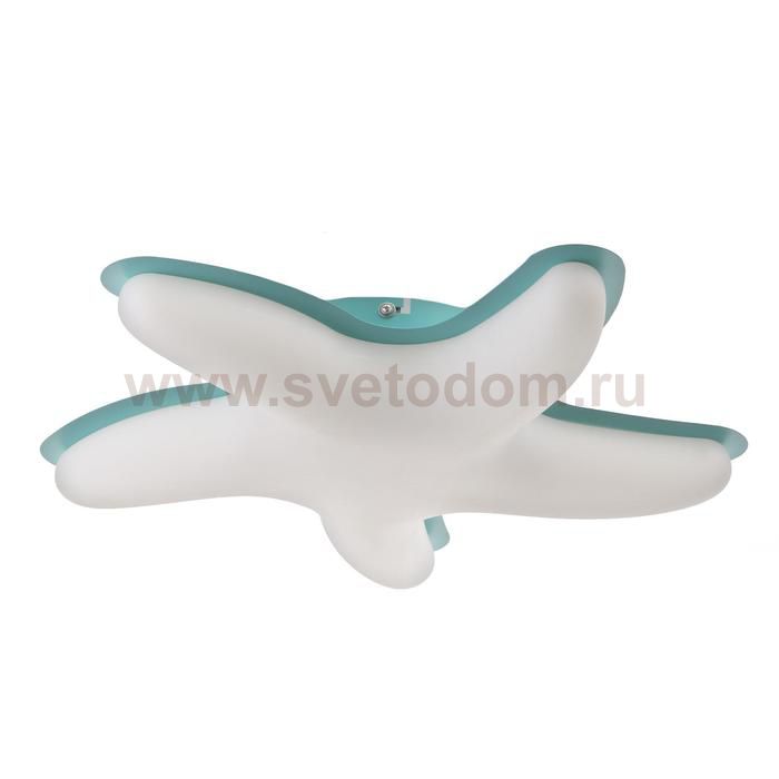 Светильник с ПДУ 70537/1 LED 100Вт диммер 3000-6000К синий 53х53х9,5 см