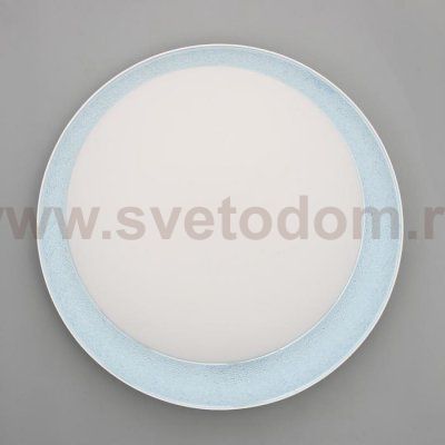 Светильник с ПДУ 70540/1 LED 80Вт диммер 3000-6000К белый-синий 52х52х9 см