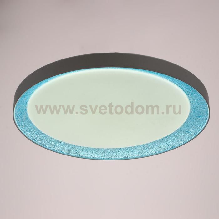 Светильник с ПДУ 70540/1 LED 80Вт диммер 3000-6000К белый-синий 52х52х9 см