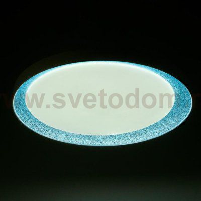 Светильник с ПДУ 70540/1 LED 80Вт диммер 3000-6000К белый-синий 52х52х9 см