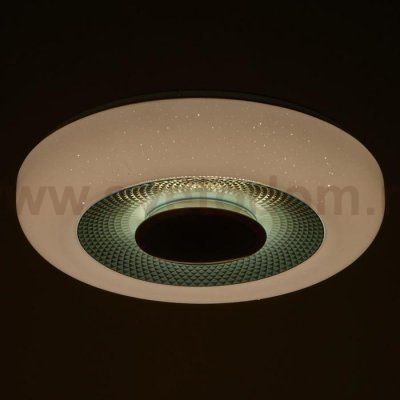 Светильник с ПДУ 70543/1 LED 85Вт диммер 3000-6000К белый-синий 46х46х10 см