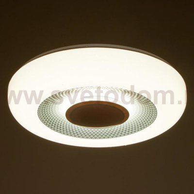 Светильник с ПДУ 70543/1 LED 85Вт диммер 3000-6000К белый-синий 46х46х10 см