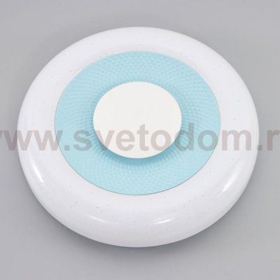 Светильник с ПДУ 70543/1 LED 85Вт диммер 3000-6000К белый-синий 46х46х10 см