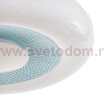 Светильник с ПДУ 70543/1 LED 85Вт диммер 3000-6000К белый-синий 46х46х10 см