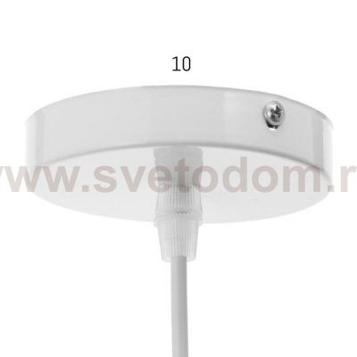 Светильник 34855/1 E27 40Вт белый-золото 18х18х26-126 см