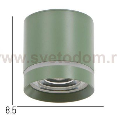 Светильник 86610/1 LED 7Вт 4000К зеленый 8,5х8,5х9 см