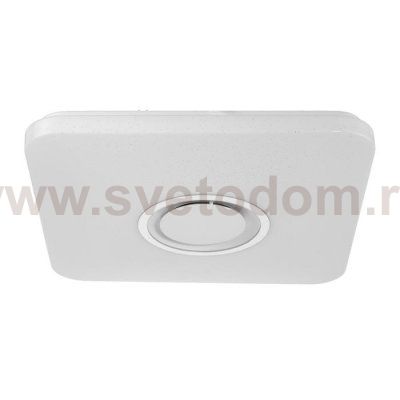 Светильник с ПДУ 74615/1 MP3 LED 80Вт 3000-6000К диммер белый 43х43х6,8 см